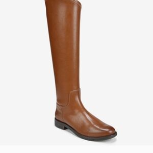 Franco Sarto Womens Round Toe Knee-High Boots Brown Size Riding